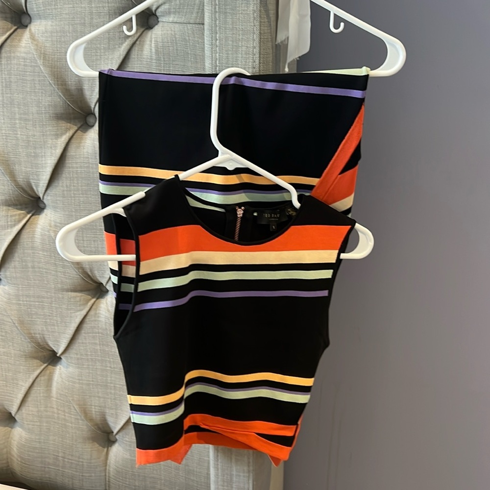 Ted Baker set of shirt and top, multicolor. Brand new.